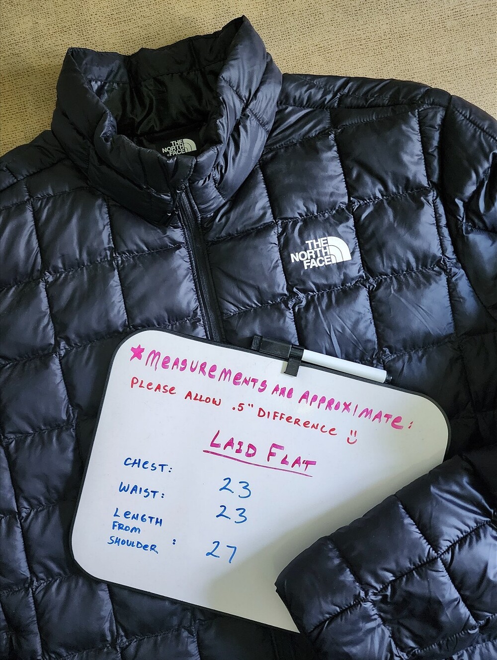 The North Face Men's Black ThermoBall Eco Insulated Jacket L - Picture 4 of 13